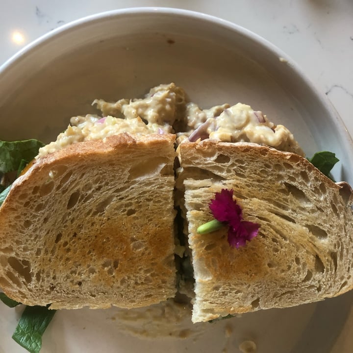 photo of La coco C Peanut miso chickpea mayo sandwich shared by @melveegan on  27 Aug 2022 - review