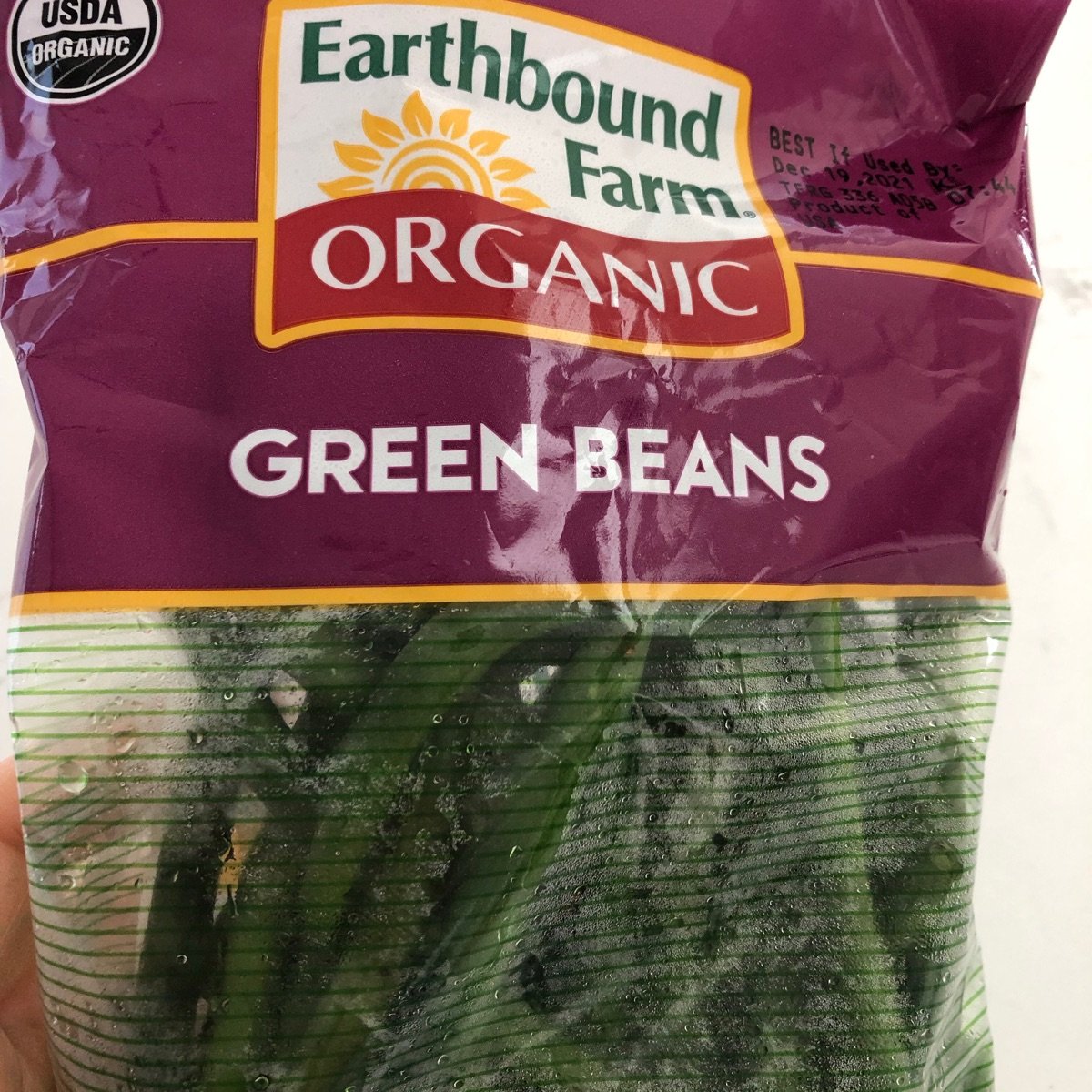 Organic green beans from Earthbound Farm Organic - Vegan Product ...