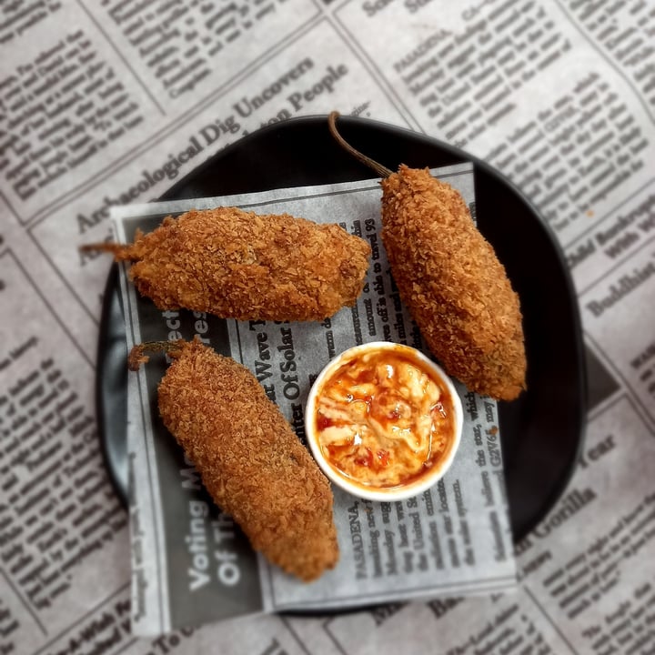 photo of Vegan Streetfood Deli - Obs Chilli Poppers shared by @campsbayvegan on  16 Oct 2021 - review