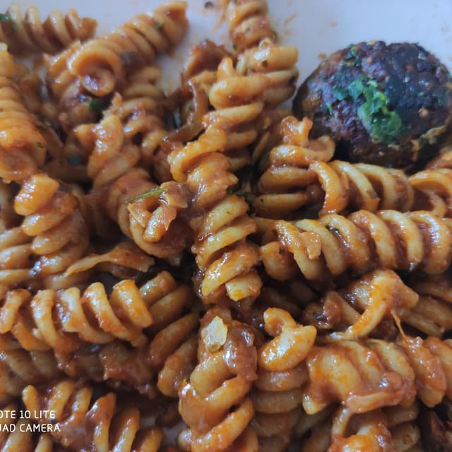 Photo of the dish “Pasta con Albóndigas”