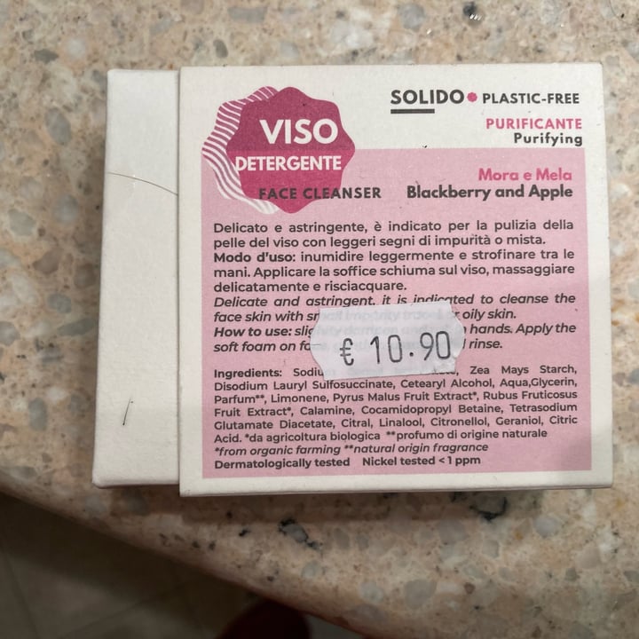 photo of Officina naturae Detergente viso solido shared by @chiaraa on  09 Apr 2022 - review