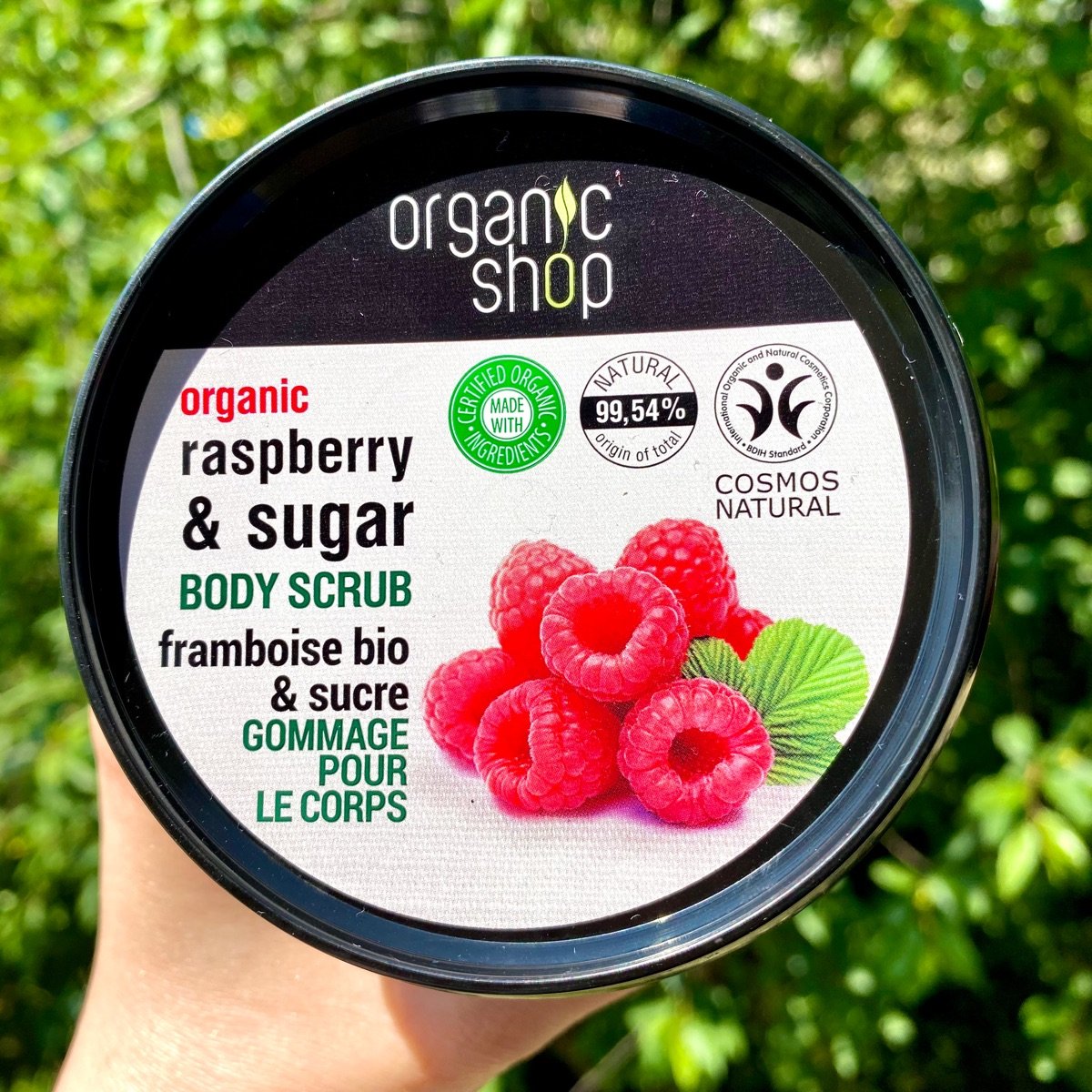 Organic shop Body Scrub Raspberry & Sugar Reviews abillion