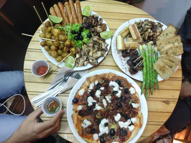 Photo of the dish “Pizza de portobello”