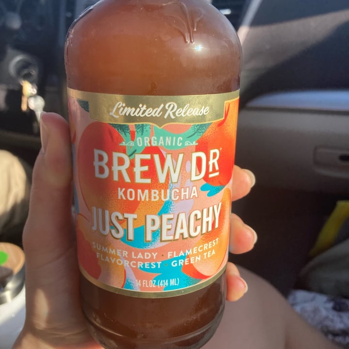 photo of Brew Dr. Kombucha Just Peachy shared by @avecdeschiens on  14 Apr 2022 - review