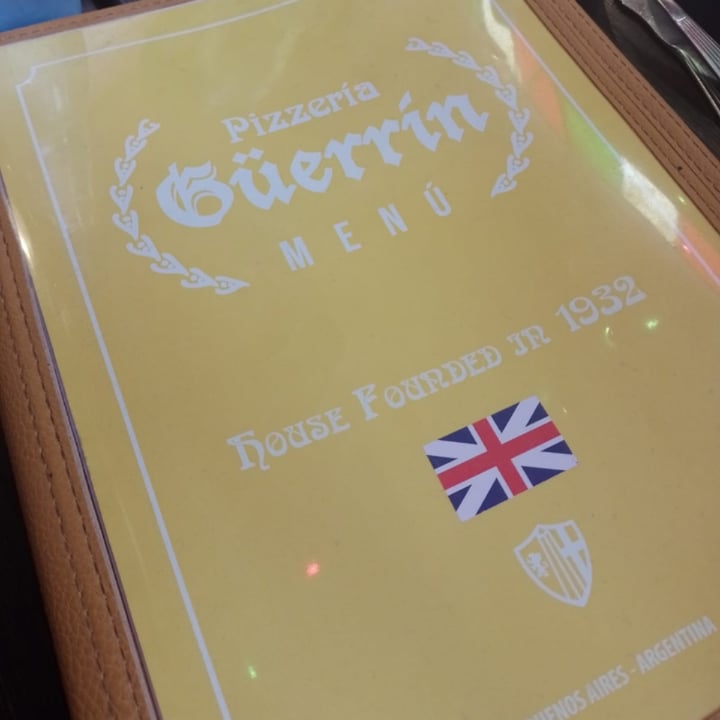 review photo of Pizzería Güerrin Pizza Vegana de Champiñones shared by @agosttinaa on 13 Mar 2022 - review