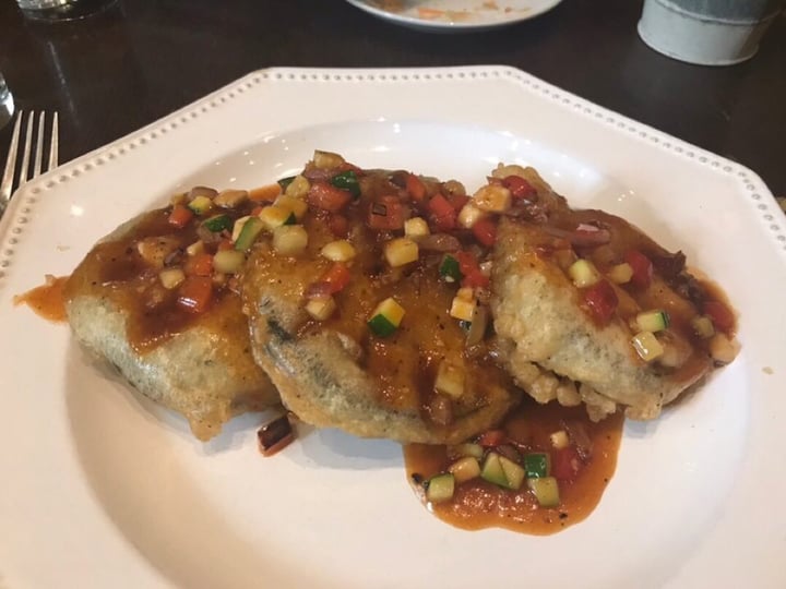 photo of Herban Fix Grilled eggplant topped w. basil & minced garlic shared by @naturella on  25 Oct 2019 - review