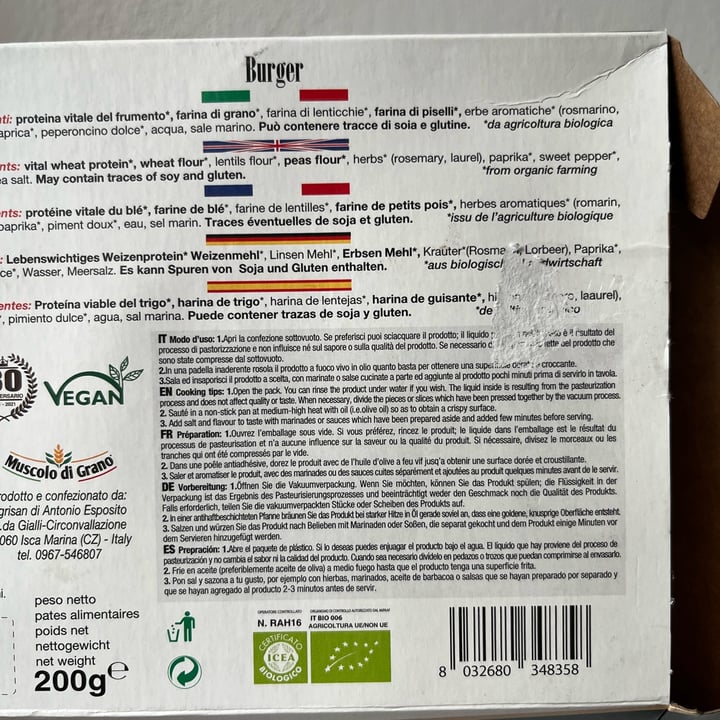 review photo of Muscolo di Grano Muscoloso Burger Veg shared by @soft97 on 12 Sep 2022 - review