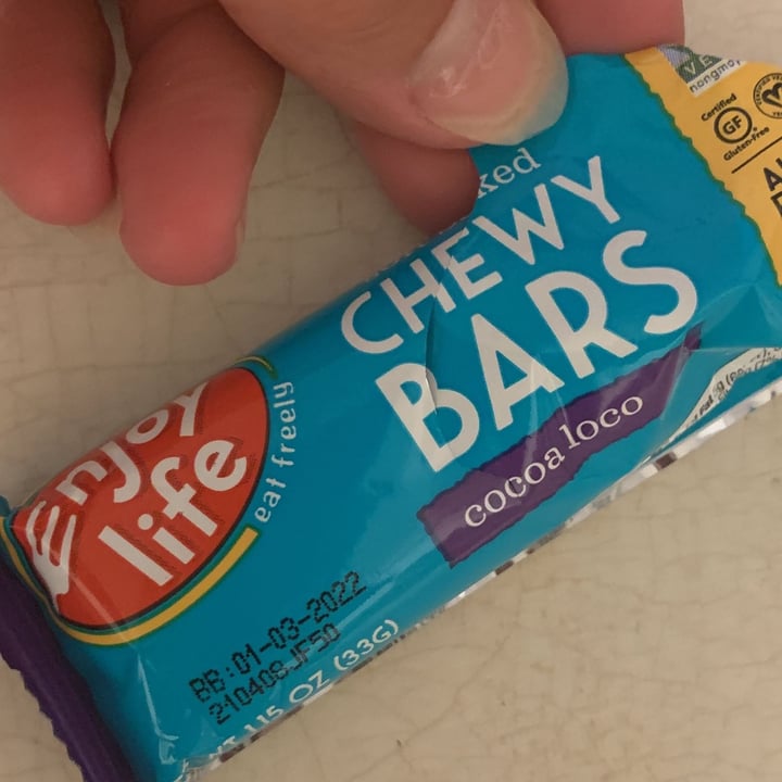 photo of Enjoy Life Chewy Bars Cocoa Loco shared by @mariasgarden on  24 Sep 2021 - review