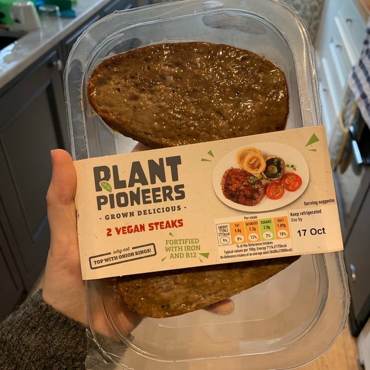 photo of Plant Pioneers Vegan Steaks shared by @tegan-the-vegan on  20 Oct 2020 - review