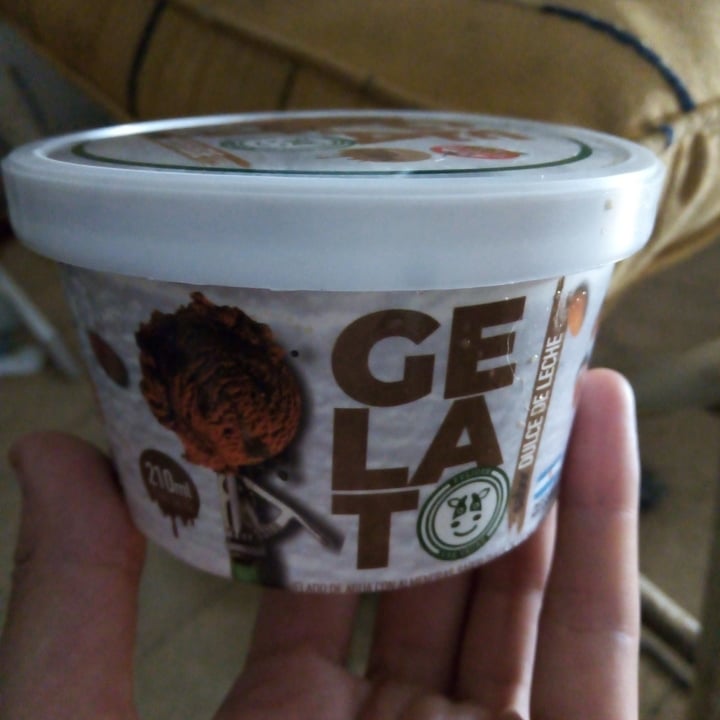 photo of Felices Las Vacas Gelato sabor Dulce de Leche shared by @milavgan on  02 Dec 2022 - review