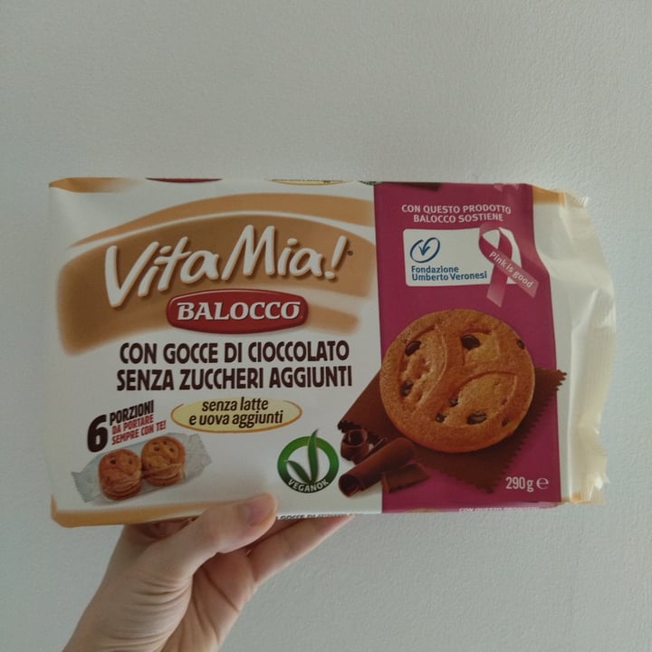 photo of VitaMia! Balocco Con Gocce Di Cioccolato Senza Zuccheri Aggiunti shared by @martinadigabriele on  13 Oct 2022 - review