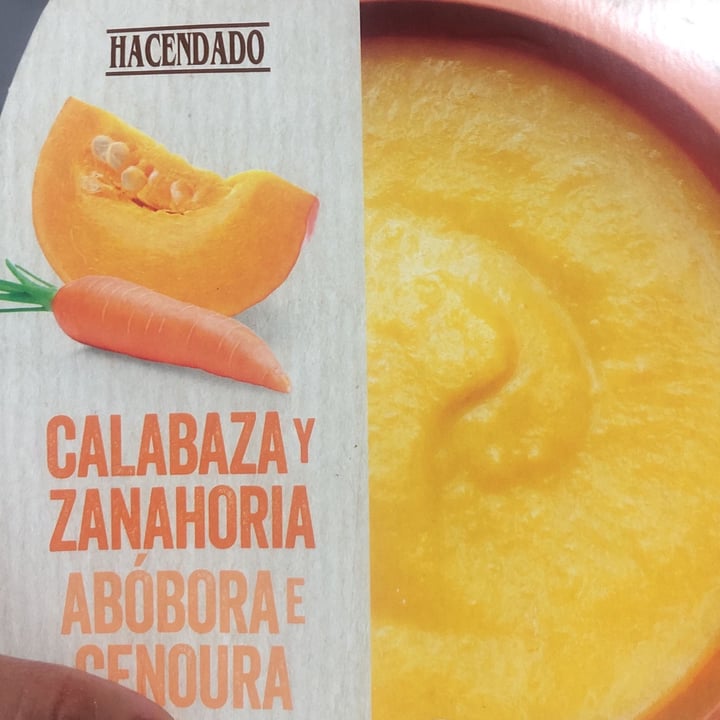 photo of Hacendado Crema Calabaza y zanahoria shared by @francyveggy on  08 Apr 2022 - review