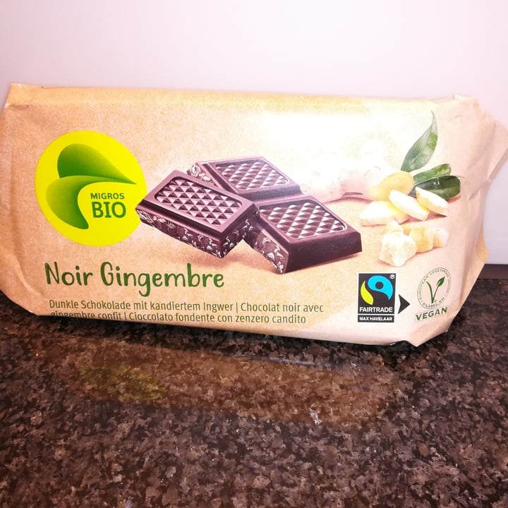photo of Migros Bio Ginger Chocolate shared by @cerpia on  31 Mar 2022 - review