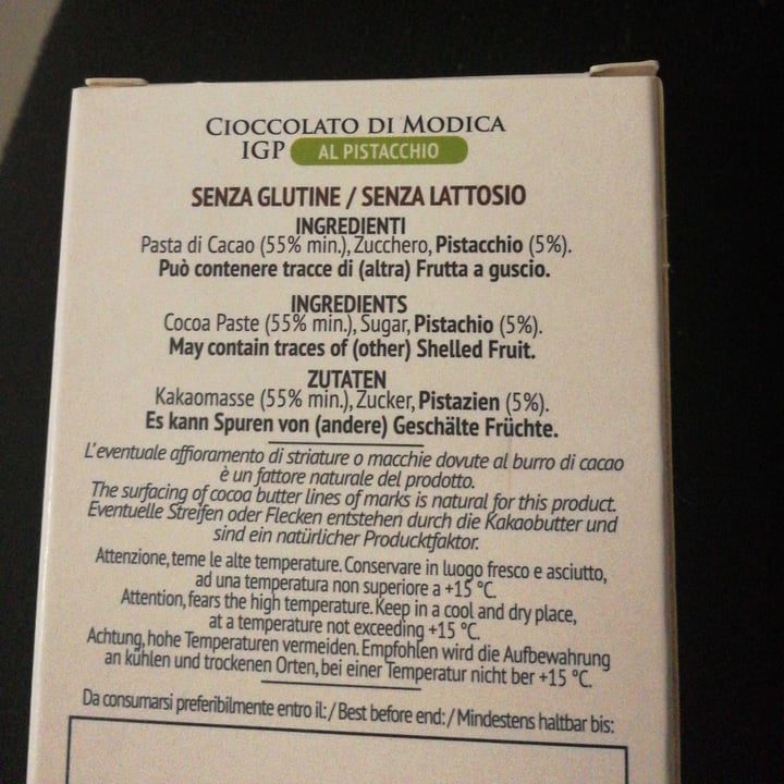photo of Peluso Cioccolato Di Modica Al Pistacchio shared by @ss1850 on  01 Apr 2022 - review