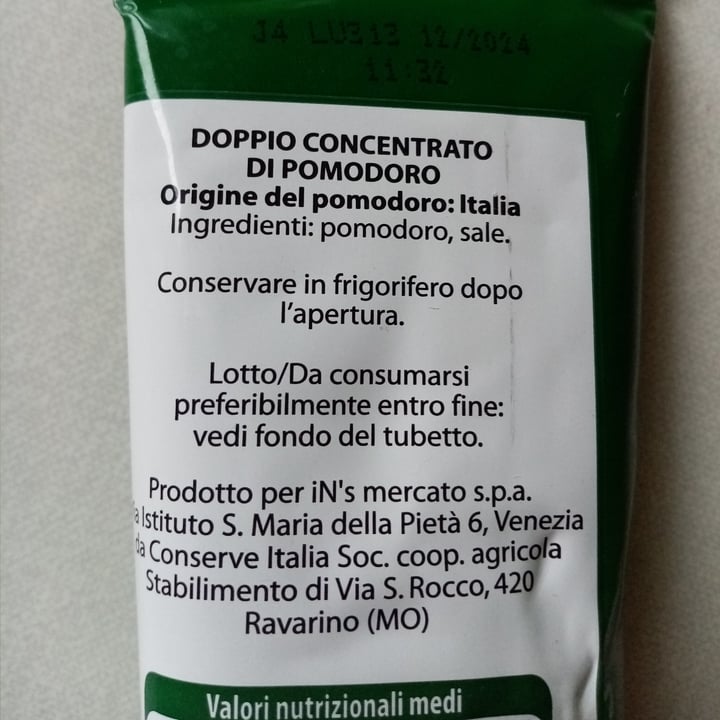 photo of CA' dell'ORTO Doppio concentrato di pomodoro shared by @valeveg75 on  25 Dec 2021 - review