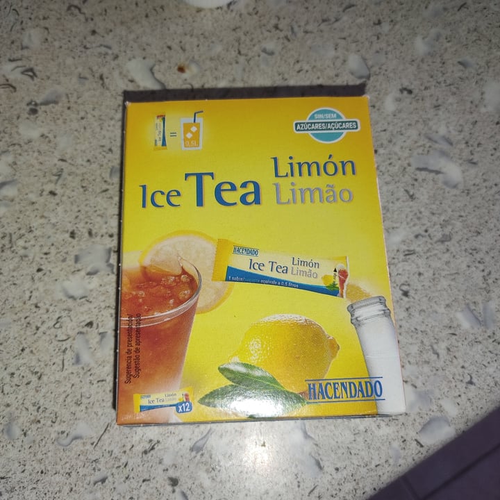 photo of Hacendado Ice Tea Limon shared by @anniev on  10 Aug 2021 - review