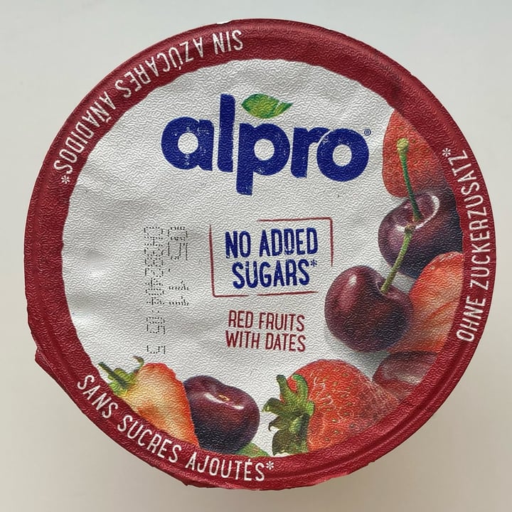 photo of Alpro Red Fruits With Dates (No Added Sugars) shared by @tsarinaveg on  16 Oct 2022 - review
