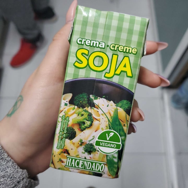 photo of Hacendado Crema de Soja (Nata) shared by @rimidimi18 on  01 Feb 2021 - review