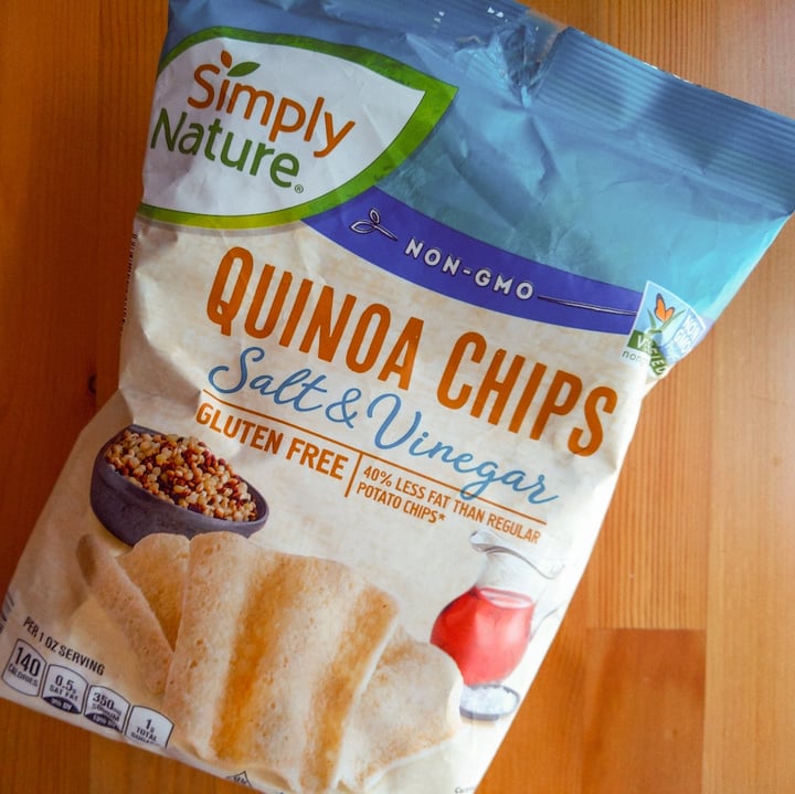 photo of Simply Nature Quinoa Chips - Salt & Vinegar Gluten Free shared by @lemonbeebrush on  11 Apr 2021 - review