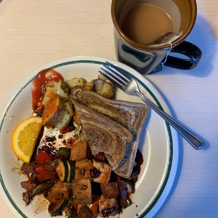 Cafe Deux Soleils East Side, Vancouver, Canada Tofu scramble Review