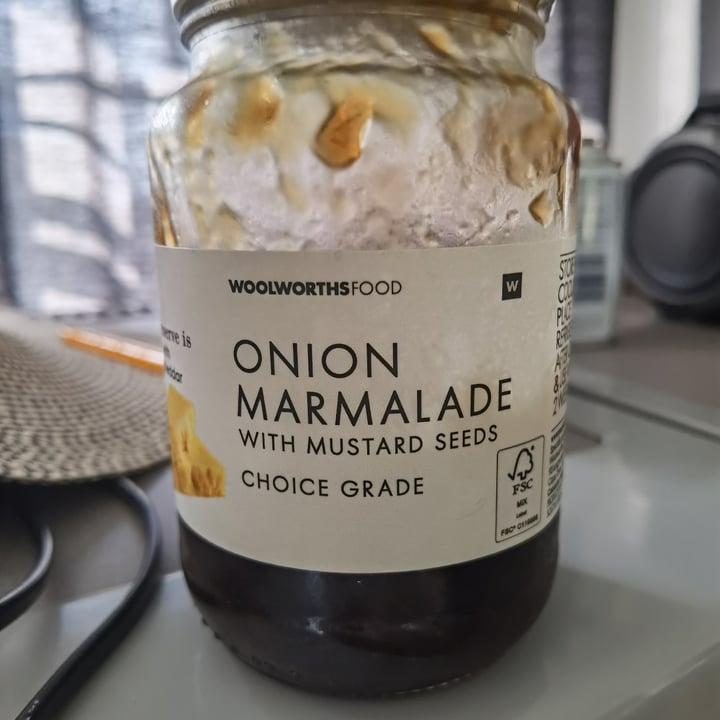 Woolworths Food Onion Marmalade with mustard seeds Review abillion