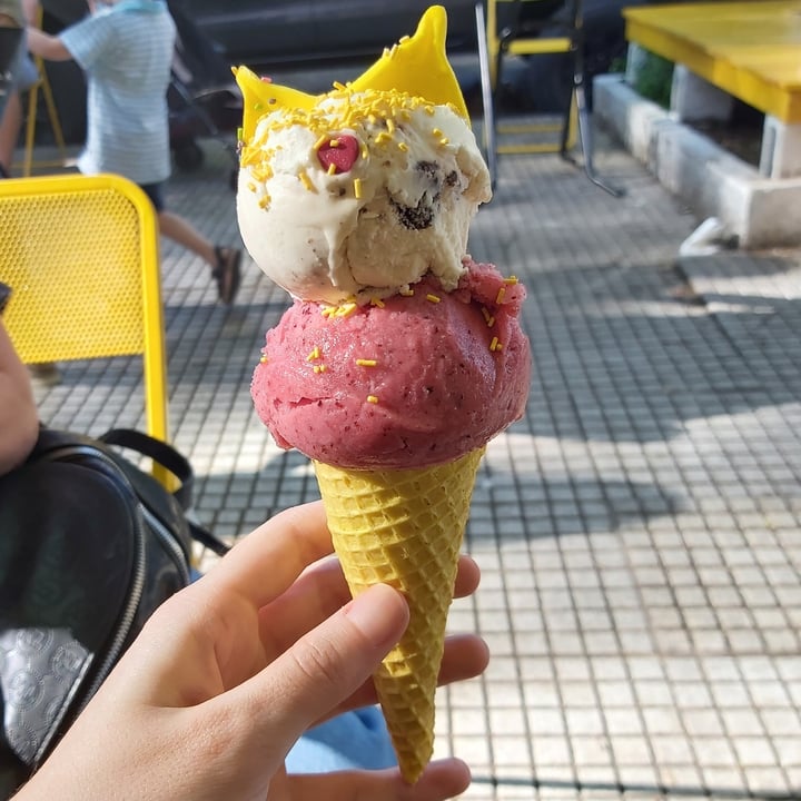 review photo of Miau Helados Helado Frutos Del Bosque Y Vainilla N' Cookies shared by @valenbetchakian on 19 Nov 2021 - review