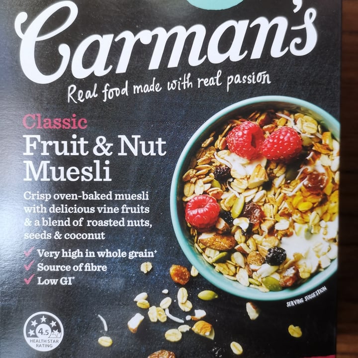 Carman's Classic Fruit & Nut Muesli Review abillion