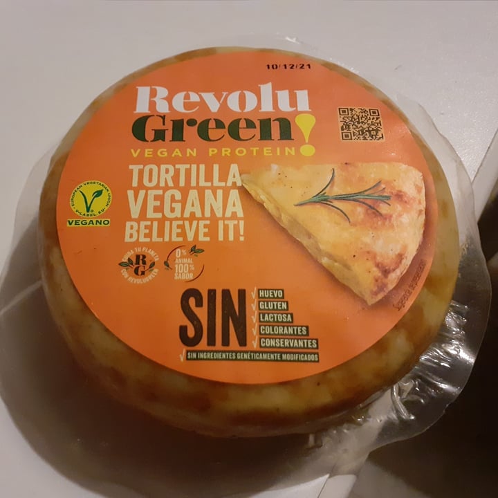 photo of Revolu Green Tortilla vegana shared by @-iria- on  27 Oct 2021 - review