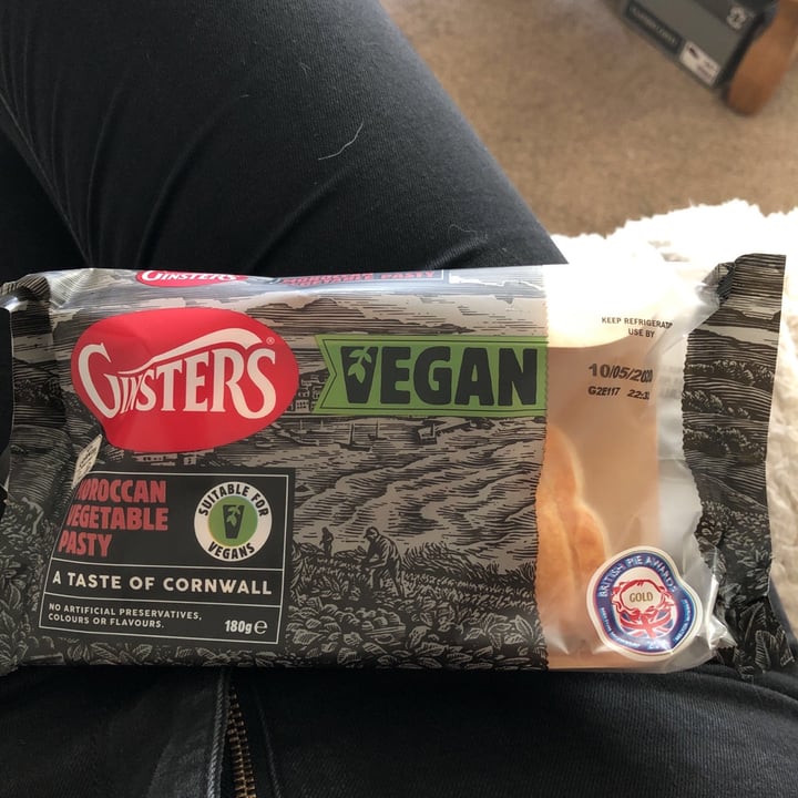 photo of Ginsters Moroccan Vegetable Pasty shared by @thesunflowergrl on  30 Apr 2020 - review