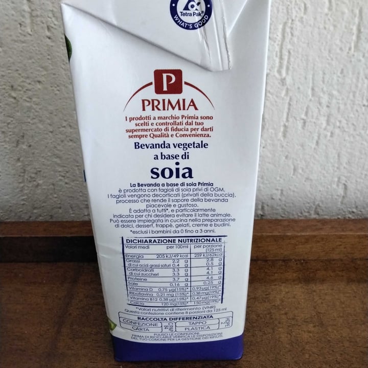 photo of Primia latte di soia shared by @noee5 on  08 Sep 2022 - review
