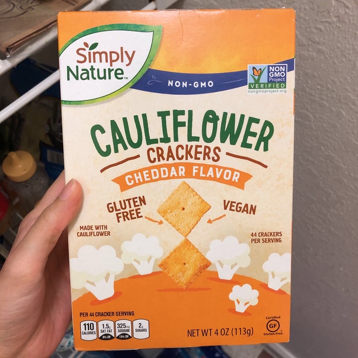 review photo of Simply Nature Cauliflower crackers shared by @alexanfrades on 29 Apr 2020 - review