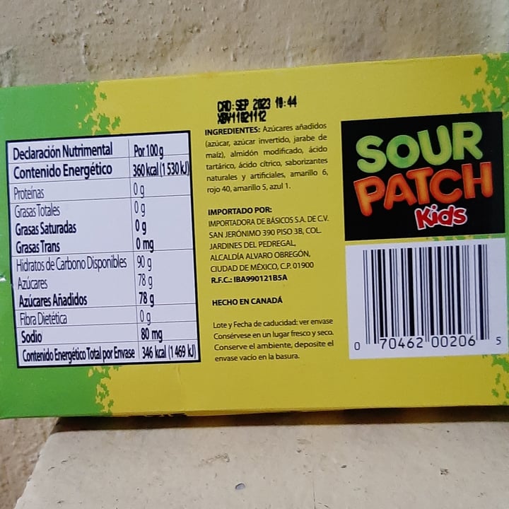 photo of Sour Patch Kids Original sour patch kids shared by @personne54 on  25 Apr 2022 - review