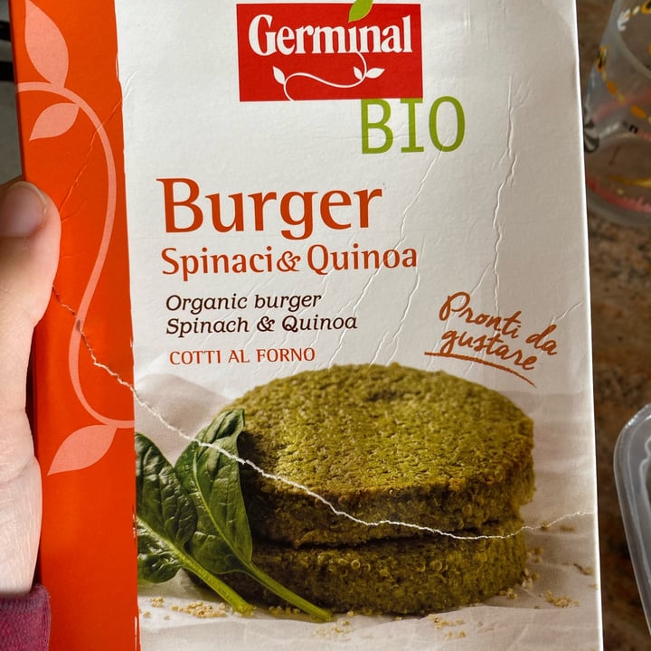 photo of Germinal Bio Burger spinaci & Quinoa shared by @vanessameglioli on  28 Sep 2022 - review
