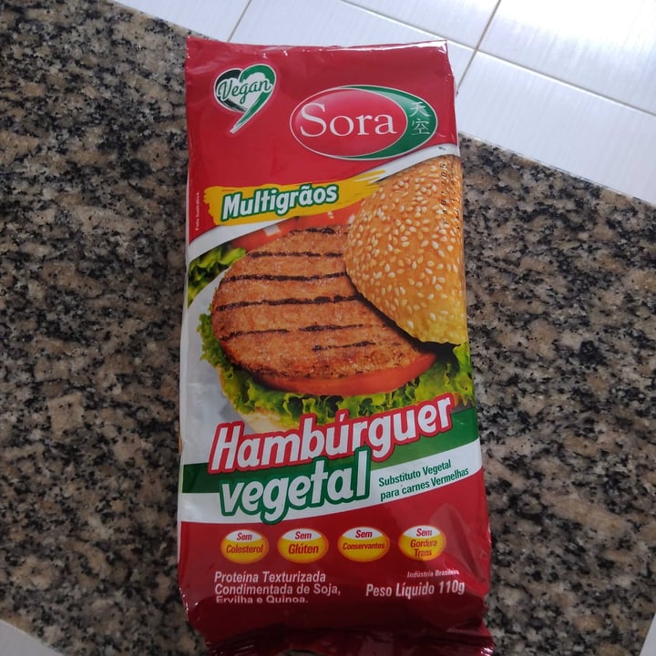 photo of Sora Hambúrguer vegetal - Sora shared by @milangonidias on  30 Apr 2022 - review