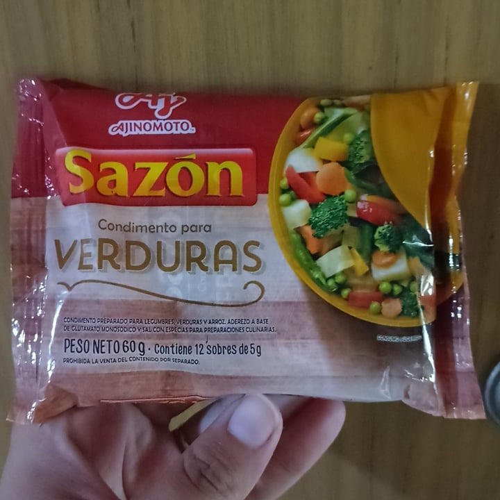 photo of Ajinomoto Condimento para verduras shared by @gimeiglesias on  19 Jan 2022 - review