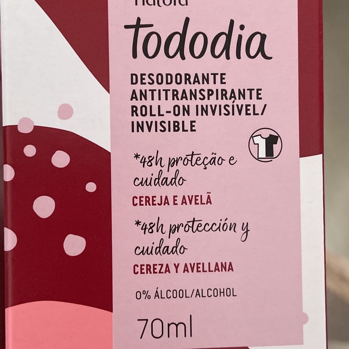 review photo of Natura Desodorante rollon cereja e avelã shared by @taliki on 16 Apr 2022 - review