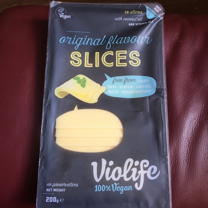 photo of Violife Original Flavor Cheese Slices shared by @clairebustin on  07 Jul 2019 - review