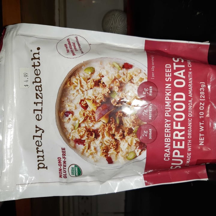 photo of Purely Elizabeth Purely Elizabeth Superfood Oats shared by @annitacouto on  17 Sep 2019 - review