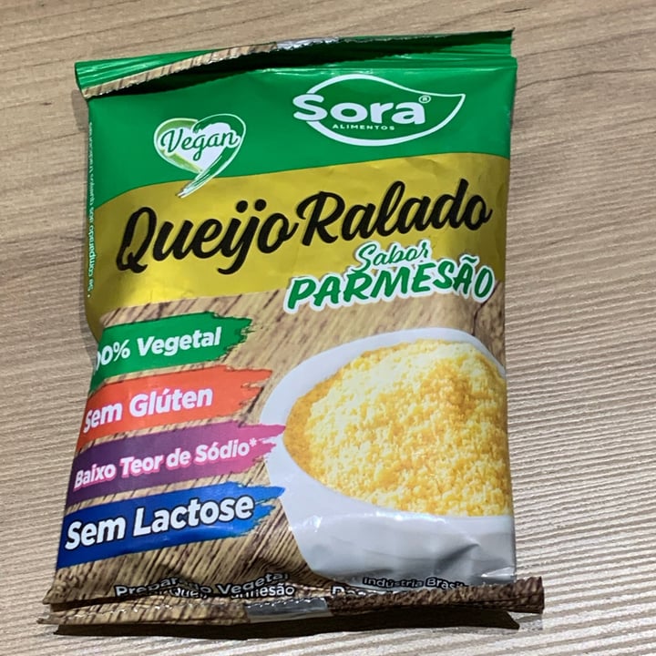 photo of Sora Queijo Ralado Parmesão shared by @cr-vegan on  06 May 2022 - review