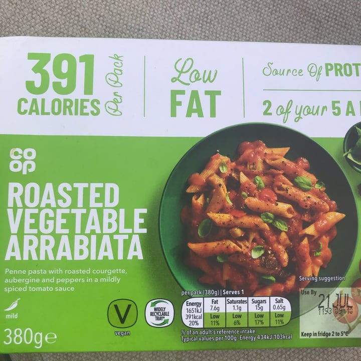 photo of Co operative Roasted Vegetable Arrabbiata shared by @angelame on  06 Oct 2021 - review