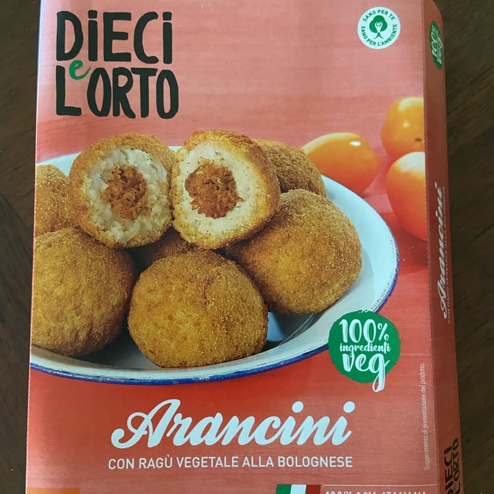 photo of Dieci L'orto Arancini shared by @gioiat on  14 Aug 2022 - review