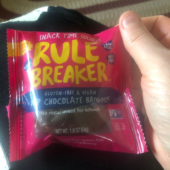 photo of Rule Breaker Snacks deep chocolate brownie shared by @oscargogh on  29 Apr 2022 - review