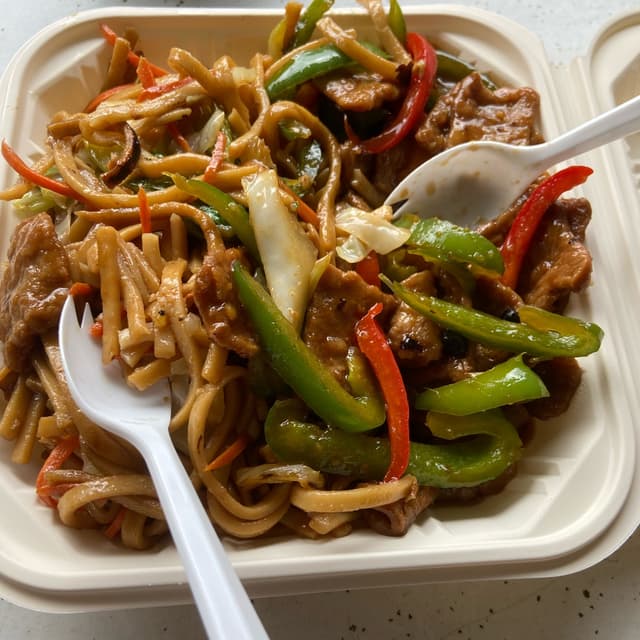 Photo du plat “Pepper Steak w Lo Mein”