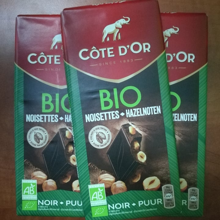 photo of Côte d'or Bio Noir Noisettes shared by @vedrana on  02 Mar 2022 - review