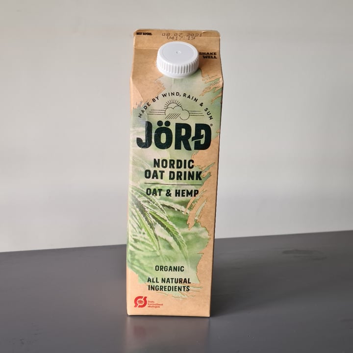 photo of Jörd Oat & Hemp Drink shared by @theknackeredvegan on  01 Jul 2021 - review