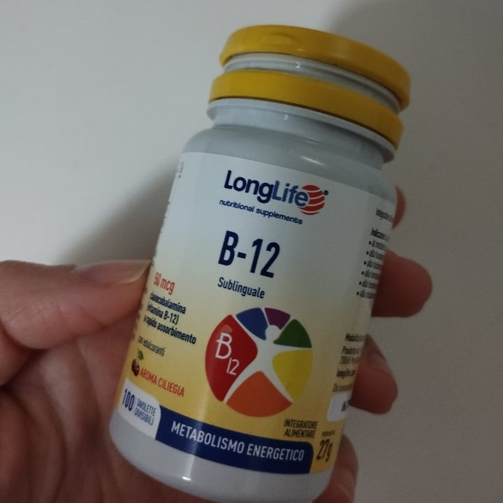 photo of Longlife B-12 50 mcg shared by @federicajackdanieles on  16 Dec 2022 - review