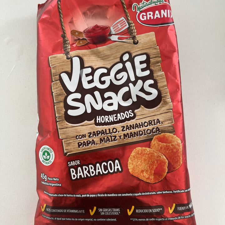 photo of Granix Veggie Snacks Sabor Barbacoa shared by @goveggy on  08 Dec 2022 - review