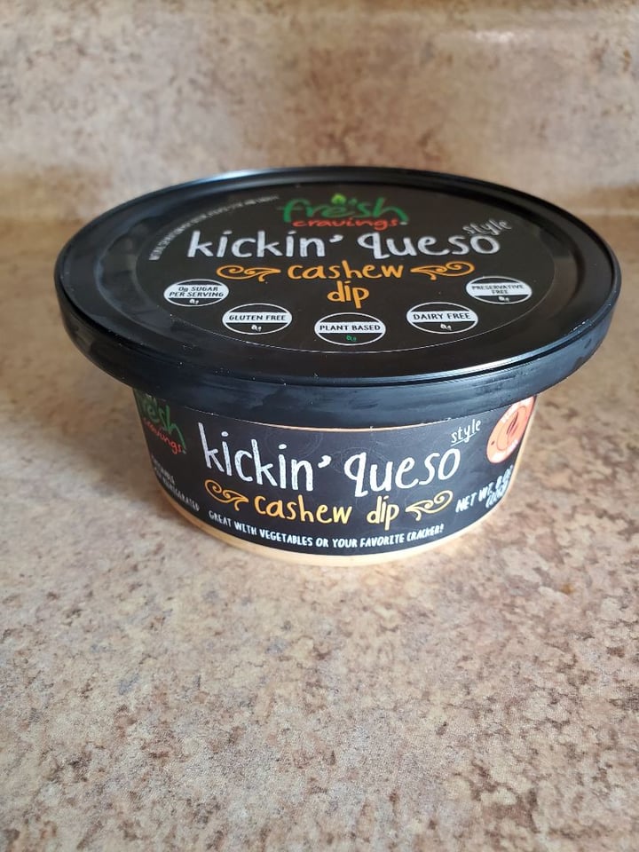photo of Fresh Cravings Kickin' Queso shared by @veganforthem on  21 Dec 2019 - review