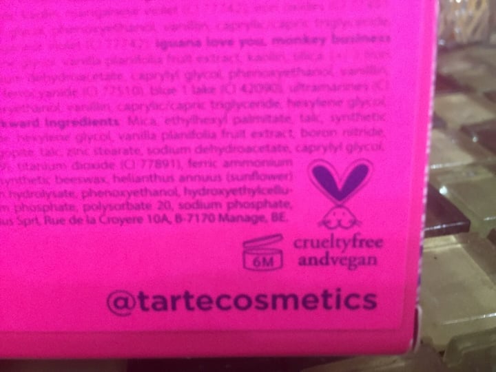 photo of Tarte Cosmetics Tarte Unleashed shared by @jnwiley on  10 Aug 2019 - review