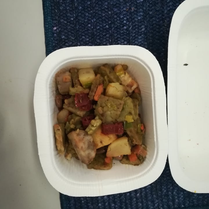 photo of Jaa Nu' Rosticceria Vegana Genova Tempeh con verdura shared by @madeda_ on  01 Nov 2021 - review